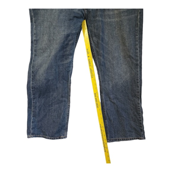 Levis Men's 559 Relaxed Fit Straight Blue Denim Jeans Size 40X32 - Picture 8 of 11